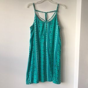 Teal Patterned Sundress